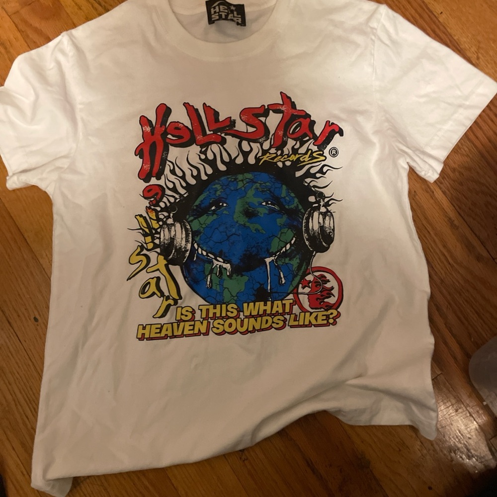 Hellstar Records White Kids Graphic Tee